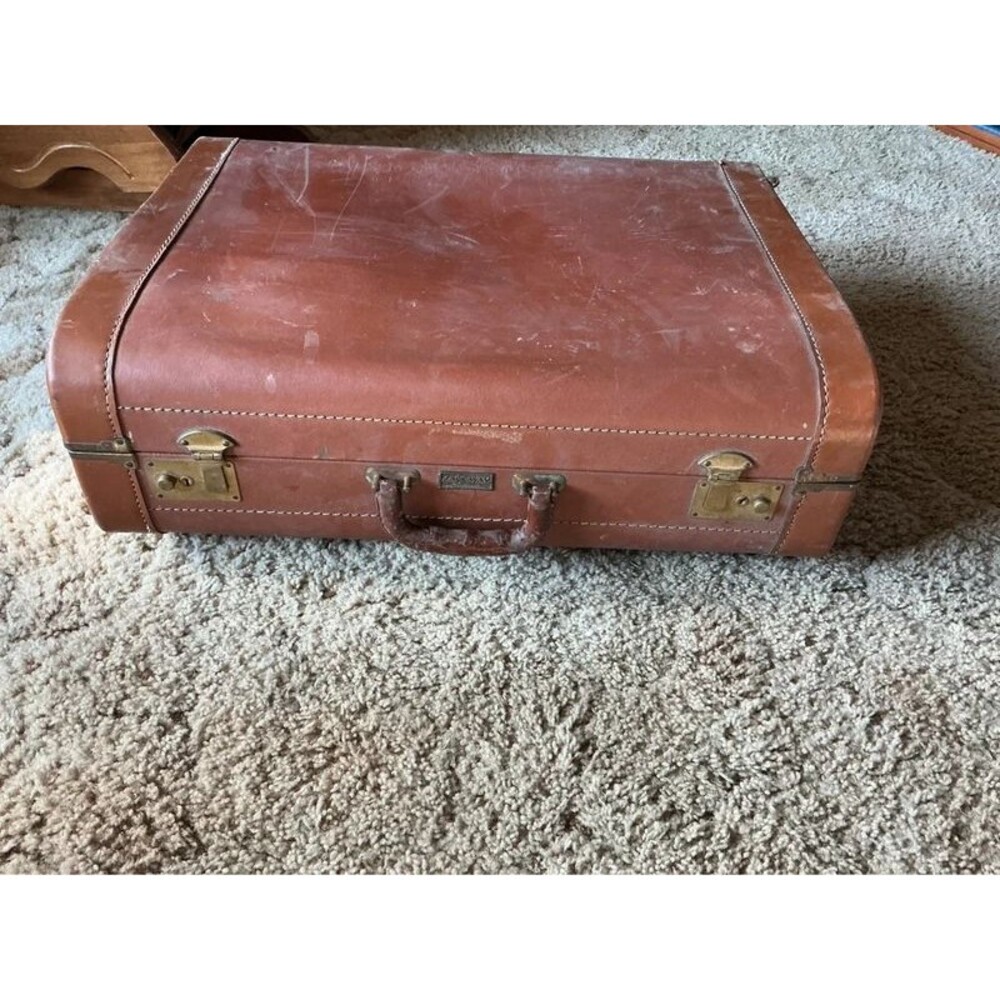Old vintage suitcase
